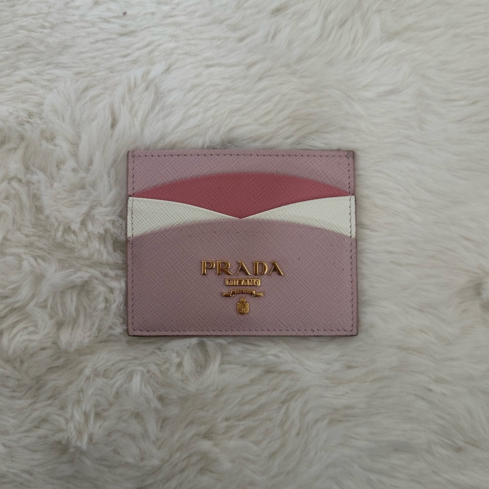 Prada Saffiano Leather Card Holder